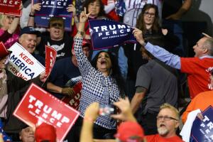 President Trump Holds Campaign Rally In Minneapolis