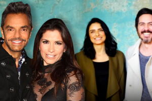 Eugenio Derbez, Alessandra Rosaldo, Aislinn Derbez y Mauricio Ochmann