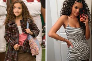 Fotos de antes y después de Madison Pettis actriz de la película Entrenando a papá