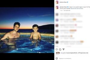 Nicolás Haza y su hermanito Leonardo
