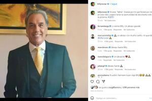 Billy Rovzar le dedica mensaje a su padre.