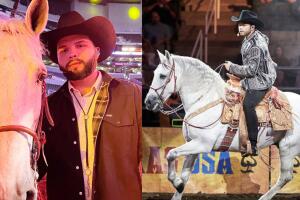 Leonardo Aguilar es el menor de los dos hijos varones que tiene Pepe Aguilar. Él nació del matrimonio del cantante con Aneliz Álvarez.