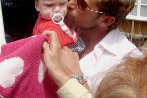 Gabriel Soto y su hija mayor Elissa Marie (2009)