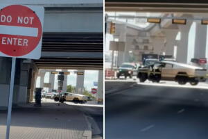 Austin Texas accidente I-35 Lilliana Segura niña 9 años Tesla Cybertruck Jeep Compass
