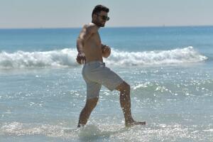 Exclusiva: Sandra y su esposo subieron la temperatura en las playa de Miami