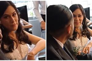 Novia se arepiente en plan boda y se hace viral.