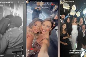 Kimberly Dos Ramos fue otra de las famosas que acompañaron a Sofía Castro en esta fecha tan relevante.  