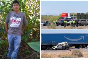 Richard Quintanilla, el inmigrante peruano que resultó herido en el choque de la autopista. 