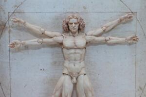 El Hombre de Vitruvio de Leonardo Da Vinci