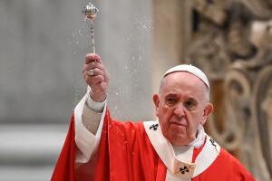 VATICAN-RELIGION-POPE-HEALTH-VIRUS-PALM-SUNDAY-MASS