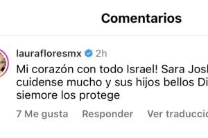 Laura Flores fue una de las personas que mostraron preocupación por Sarah Mintz.