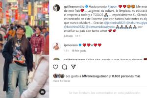 Galilea Montijo habría dejado Japón horas antes del sismo. Ella y su novio pasaron las fiestas de Navidad por aquellas tierras.