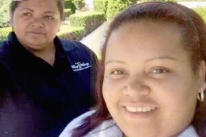 Marlly and Martha Peña.