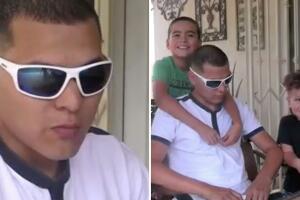 Ricardo Estrada, de 27 años, es padre de familia y ha sido afectado por la queratitis.