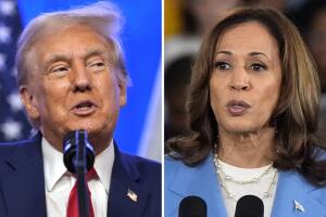 Donald Trump y Kamala Harris