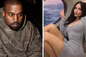 Kanye West y Kim Kardashian