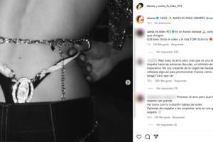Danna fue criticada por usar una Virgen de Guadalupe en su tanga