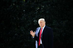 El presidente Donald Trump ha dicho que el calentamiento global es un invento de China.