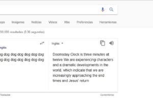 Internautas aseguran que la inteligencia artificial del traductor de Google predijo el Apocalipsis