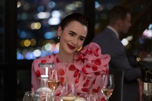 Lily Collins as Emily in episode 301 of Emily in Paris. Cr. Stéphanie BranchuNetflix.jpg