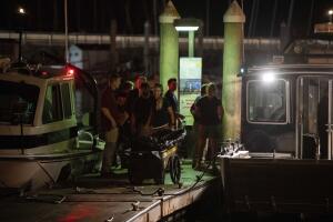 Boat Fire California