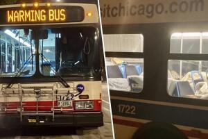 Centros de calentamiento móviles: Chicago activa buses de la CTA para proteger a migrantes del frío 