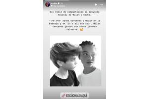 Shakira presenta el proyecto musical de sus hijos, Sasha y Milan