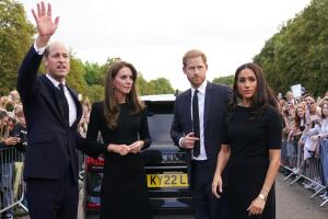 William, Kate, Harry e Meghan, na Inglaterra