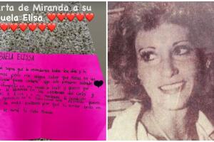 Miranda, de 8 años, le escribió una carta a su fallecida abuela Elissa Díaz Lombardo.