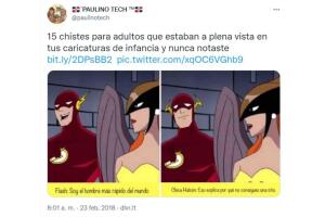 Reacción de Twitter: chiste para adultos en 'La liga de la justicia'