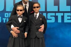 Miguel Bosé hijos Diego y Tadeo 