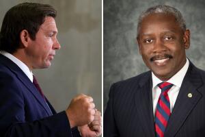 El gobernador DeSantis advirtió que suspenderá a funcionarios locales que no colaboren con ICE. Demings dijo que no cambió de opinión, sino su estrategia.