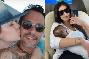 Nadia Ferreira celebra el cumpleaños 55 de Marc Anthony con nueva foto de su hijo 