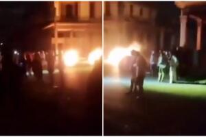 protestas Cuba La Habana hogueras calle