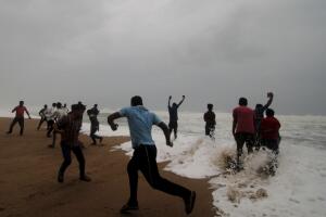 Ciclón Fani, la india