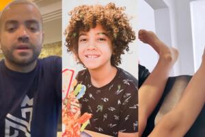 Hijo de Nacho sufre fuerte accidente en una de sus piernas: "Le duele bastante" 
