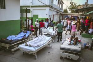 HAITI-hospital beds