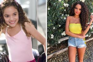 Fotos de antes y después de Madison Pettis actriz de la película Entrenando a papá