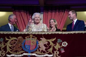 Prince Charles, Queen Elizabeth II, Lady Louise Windsor, Sophie, Countess of Wessex, Prince William