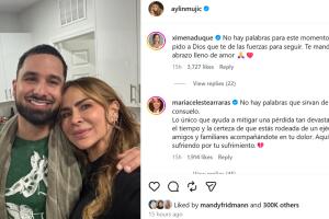 Ximena Duque y María Celeste Arrarás son algunas de las famosas que han reaccionado al mensaje de despedida que Aylín Mujica le dedicó a su hijo Mauro tras su inesperado fallecimiento. 