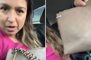 Mónica Rodríguez contó la historia de cómo fue que le regalaron un bolso falso.