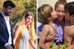 La novia de Piqué ya convive con los hijos de Shakira, según paparazzo