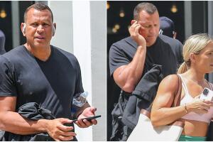Alex Rodríguez reaparece con su novia tras la boda de JLo y Ben Affleck