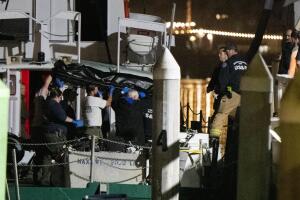 APTOPIX Boat Fire California
