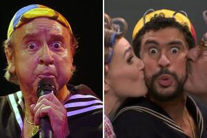 Así se veía Bad Bunny como 'Quico'.