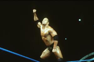 World Wrestling Federation's Wrestler Rock Poses June 12 2000 In Los Angeles Ca