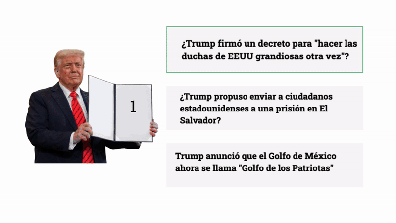 Quiz 100 dias Trump promo
