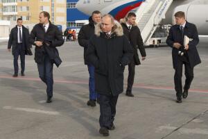 Putin and secret service security team FSO