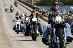 Motorcycle Madness Hits Daytona Beach During Bike Week