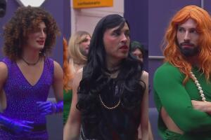 Emilio, Apio y Poncho también impactaron por cómo se veían como mujeres